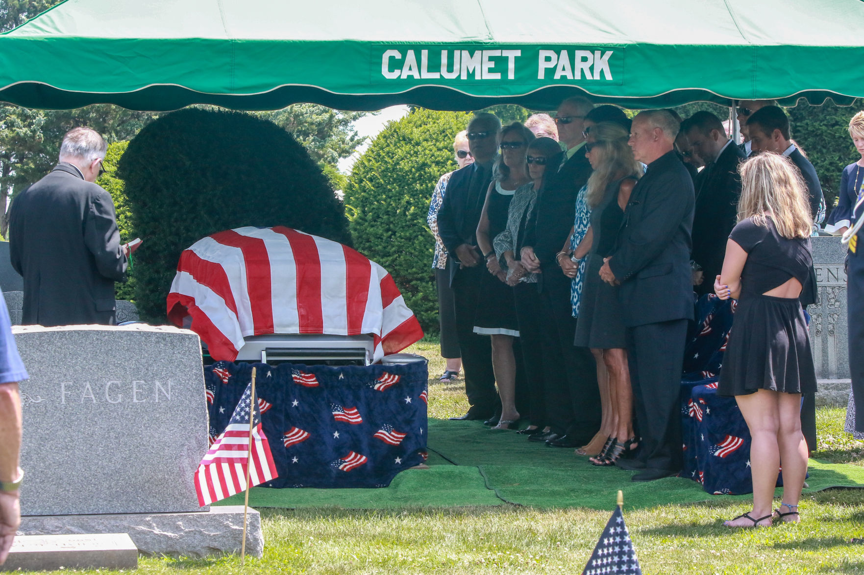 Funeral of former Griffith Fire Chief George Thiel